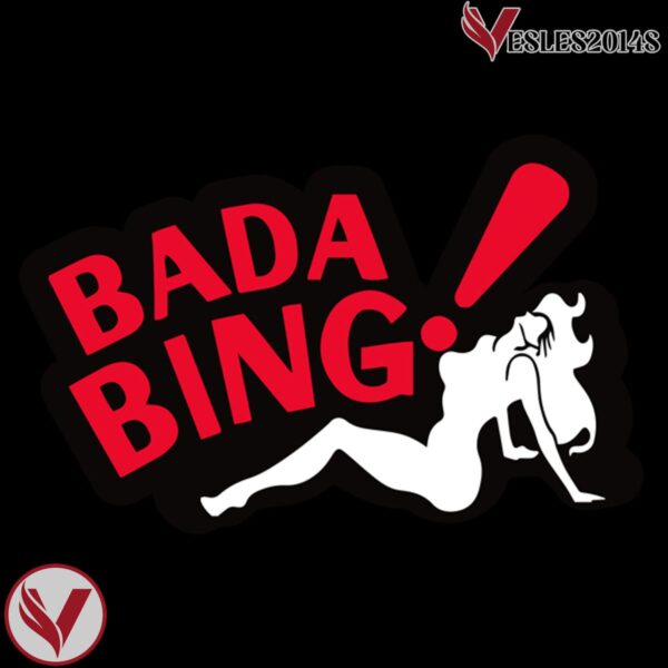 Tony Soprano Emblem BadaBing Strip Club Black Jersey - Vesles2014S 4