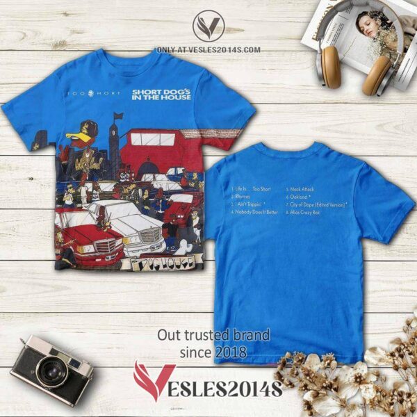 Too Short Short Dog’S In The House Album 3D T-Shirt, Perfect Gifts For Music Lovers - Vesles2014S