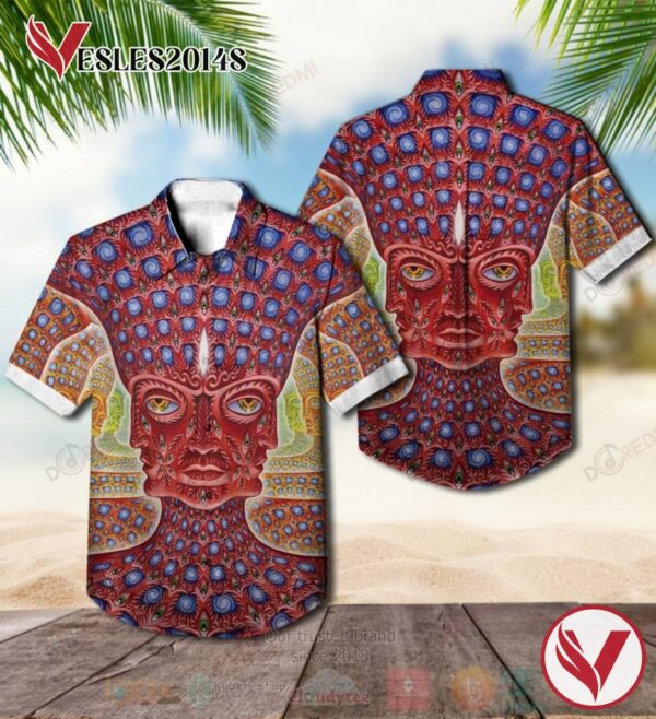 Tool Return In 10,000 Days Pattern Album Hawaiian Shirt, Best Gift For Music Lovers Vesles2014S