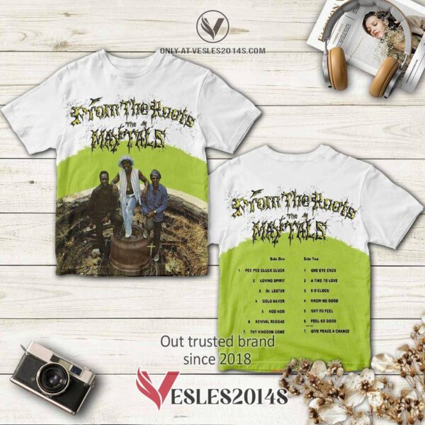 Toots & The Maytals Band From The Roots Album 3D T-Shirt, Perfect Gifts For Music Lovers - Vesles2014S