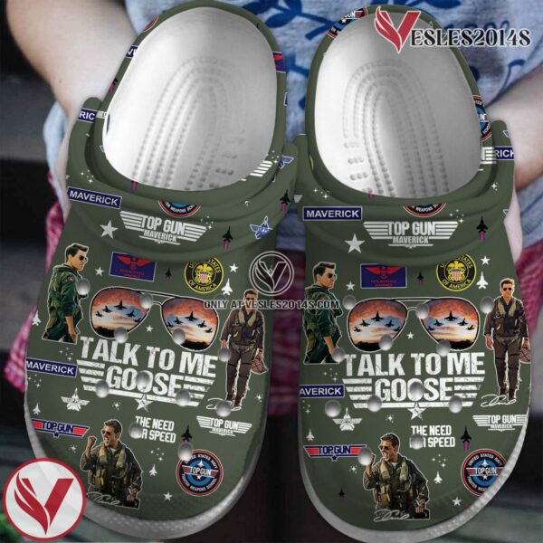 Top Gun Maverick Movie Crocs Crocband Clogs Shoes Comfortable For Men Women and Kids Style 1 - Vesles2014S