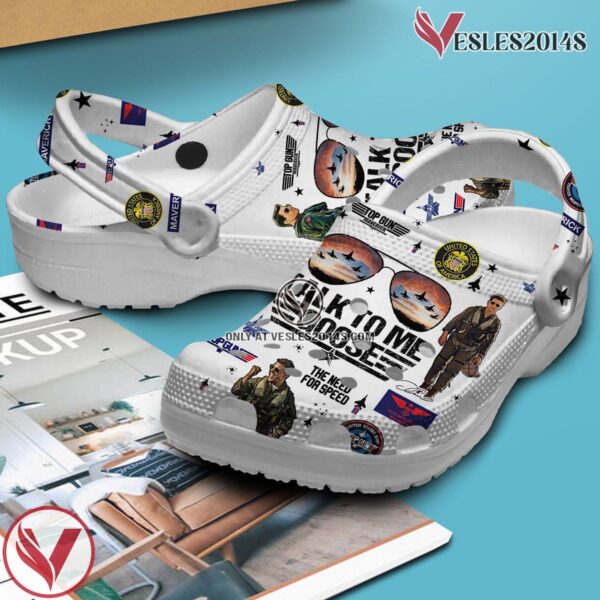 Top Gun Maverick Movie Crocs Crocband Clogs Shoes Comfortable For Men Women and Kids Style 2 - Vesles2014S 2