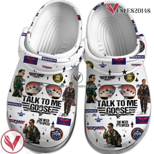 Top Gun Movie Crocs Crocband Clogs Shoes Comfortable For Men Women and Kids Style 1 - Vesles2014S 2
