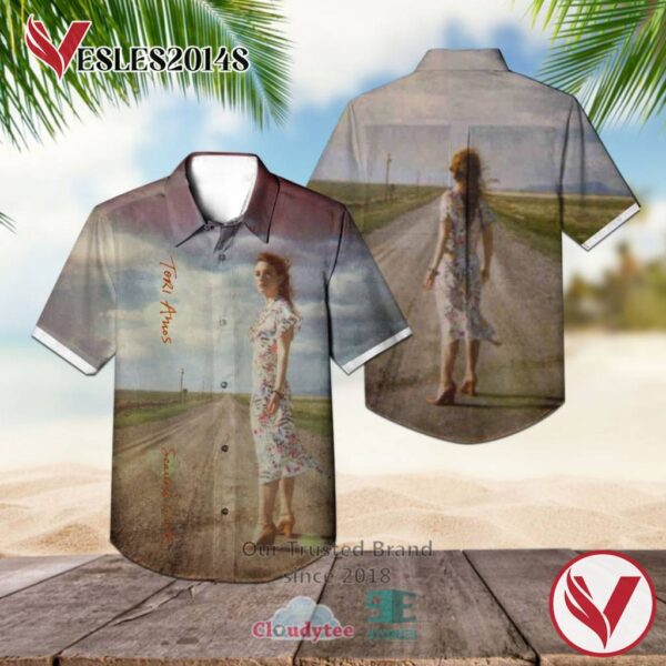 Tori Amos Scarlet's Walk Albums Hawaiian Shirt, Best Gift For Music Lovers Vesles2014S