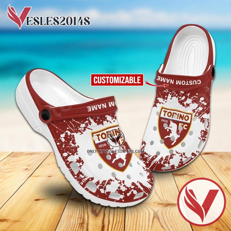 Torino FC 1906 Logo Custom Crocs Shoes For Men And Women, Unique Clogs Shoes For Fans - Vesles2014S