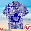 Toronto Maple Leaf 1970 Logo In The Middle Hawaiian Shirt, Unique Gifts For Friends - Vesles2014S 1