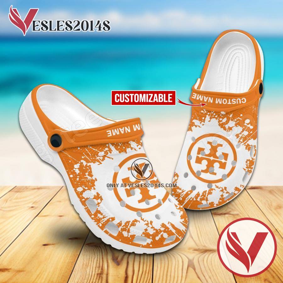 Tory Burch Logo Crocs Shoes For Men And Women, Unique Clogs Shoes For Fans - Vesles2014S