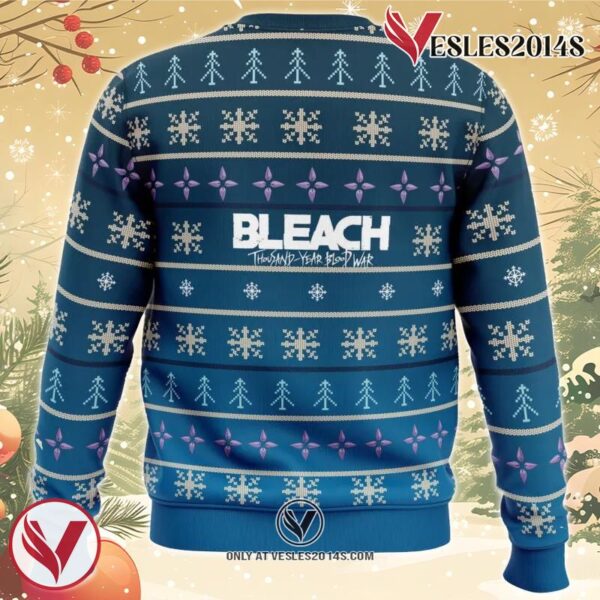 Toshiro Hitsugaya Bleach Thousand-Year Blood War Ugly Christmas Sweater, Unique Christmas Gift For Fans - Vesles2014S 1