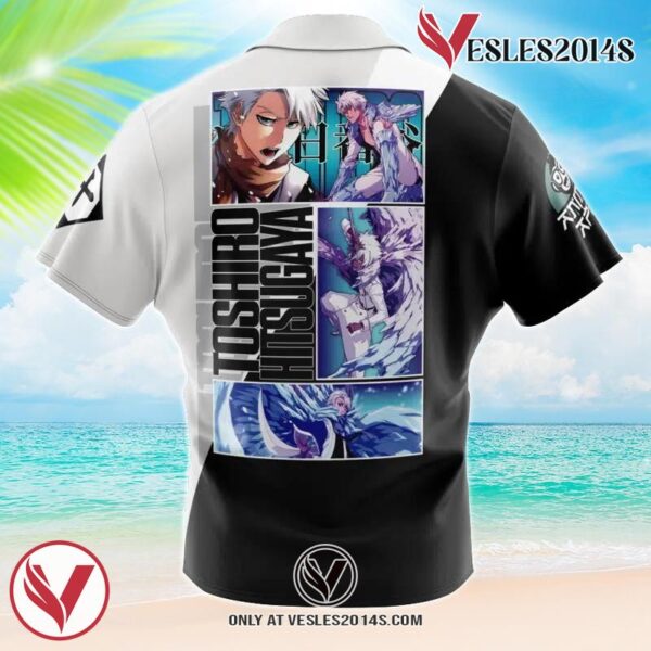 Toshiro Hitsugaya TYBWA Bleach Hawaiian Button Up Shirt, Perfect Gifts For Anime Lovers - Vesles2014S 1