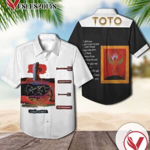 Toto Kingdom Of Desire Album Cover Hawaiian Shirt, Best Gift For Music Lovers Vesles2014S