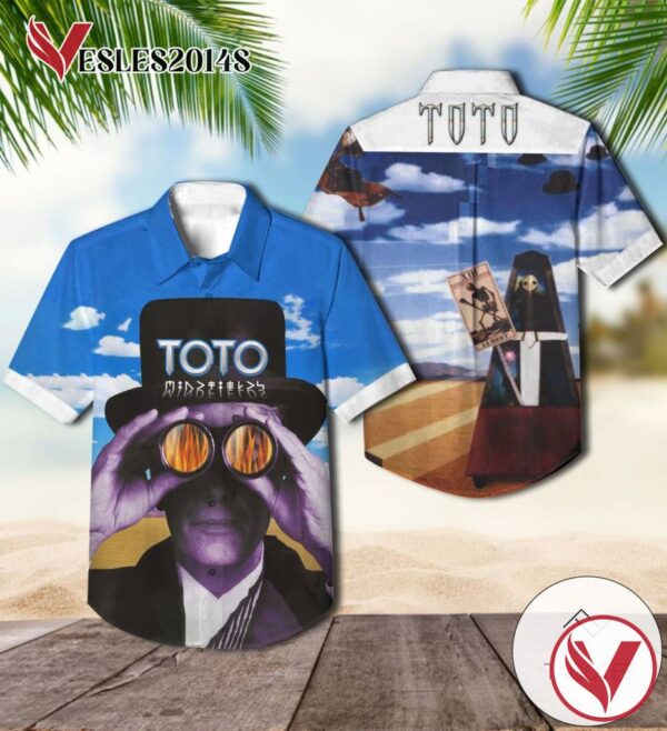 Toto Mindfields Album Cover Hawaiian Shirt, Best Gift For Music Lovers Vesles2014S