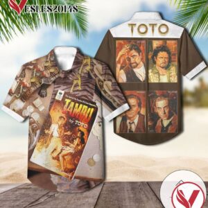 Toto Tambu Album Cover Hawaiian Shirt, Best Gift For Music Lovers Vesles2014S