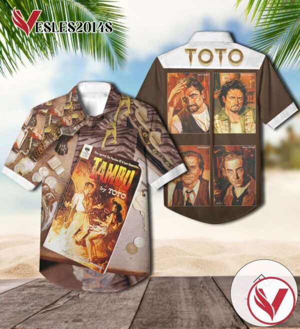 Toto Tambu Album Cover Hawaiian Shirt, Best Gift For Music Lovers Vesles2014S