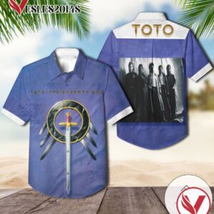 Toto The Seventh One Album Cover Hawaiian Shirt, Best Gift For Music Lovers Vesles2014S
