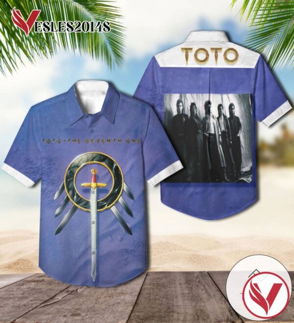 Toto The Seventh One Album Cover Hawaiian Shirt, Best Gift For Music Lovers Vesles2014S