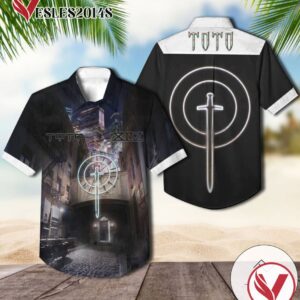 Toto XIV Album Cover Hawaiian Shirt, Best Gift For Music Lovers Vesles2014S