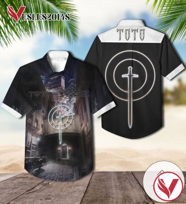 Toto XIV Album Cover Hawaiian Shirt, Best Gift For Music Lovers Vesles2014S
