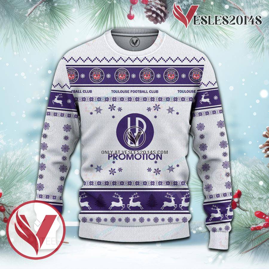 Toulouse Football Club Sport Ugly Christmas Sweater, Unique Gifts For Fans - Vesles2014aS 2