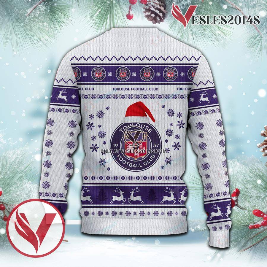 Toulouse Football Club Sport Ugly Christmas Sweater, Unique Gifts For Fans - Vesles2014aS 3