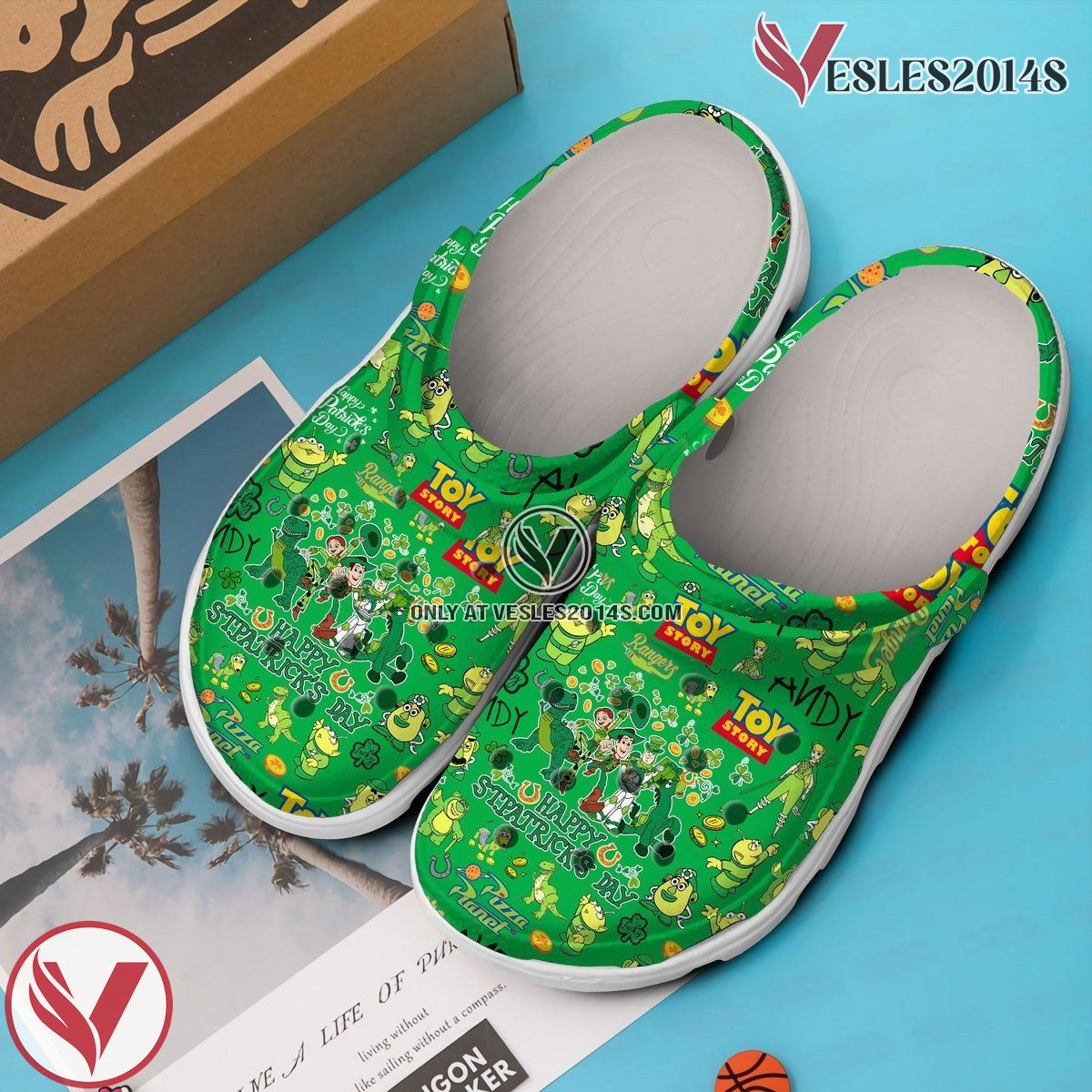 Toy Story Cartoon Crocs Crocband Clogs Shoes Comfortable For Men Women and Kids Style 2, Unique Gift From Vesles2014S 2