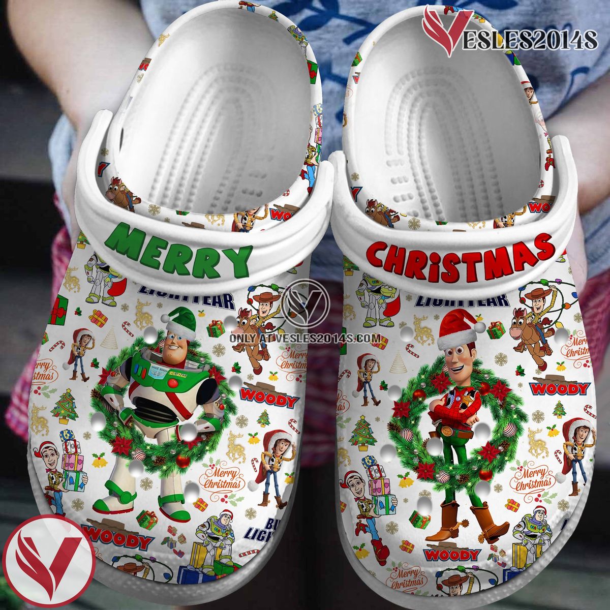 Toy Story Cartoon Crocs Crocband Clogs Shoes Comfortable For Men Women and Kids Style 3, Unique Gift From Vesles2014S