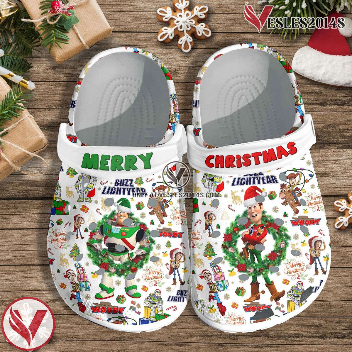 Toy Story Cartoon Crocs Crocband Clogs Shoes Comfortable For Men Women and Kids Style 4, Unique Gift From Vesles2014S