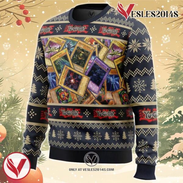 Trading Cards Yugioh Ugly Christmas Sweater, Unique Christmas Gift For Fans - Vesles2014S 1