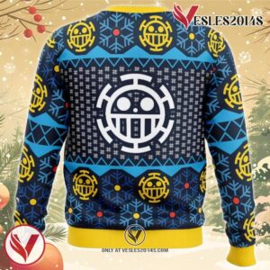 Trafalgar D Water Law One Piece Ugly Christmas Sweater, Unique Christmas Gift For Fans - Vesles2014S 1
