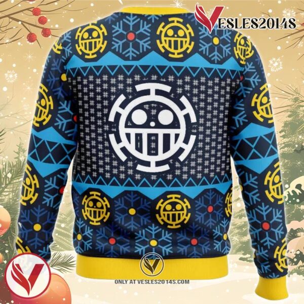 Trafalgar D Water Law One Piece Ugly Christmas Sweater, Unique Christmas Gift For Fans - Vesles2014S 1