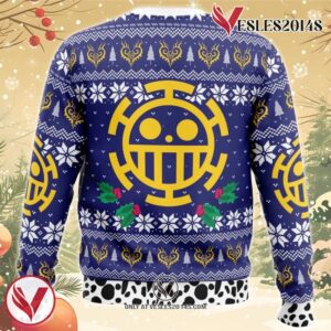Trafalgar Law Christmas One Piece Ugly Christmas Sweater, Unique Christmas Gift For Fans - Vesles2014S 1