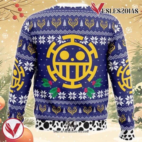 Trafalgar Law Christmas One Piece Ugly Christmas Sweater, Unique Christmas Gift For Fans - Vesles2014S 1