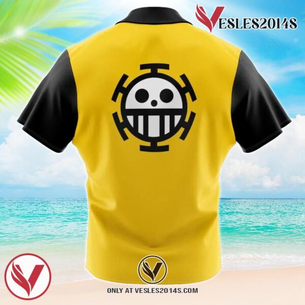 Trafalgar Law One Piece Hawaiian Button Up Shirt, Perfect Gifts For Anime Lovers - Vesles2014S 1