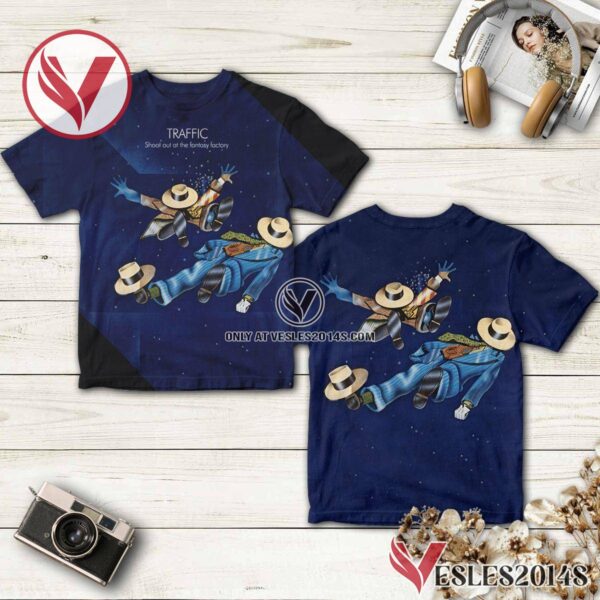 Traffic Shoot Out At The Fantasy Factory Album Cover Shirt, Unique Gifts For Music Lovers - Vesles2014S