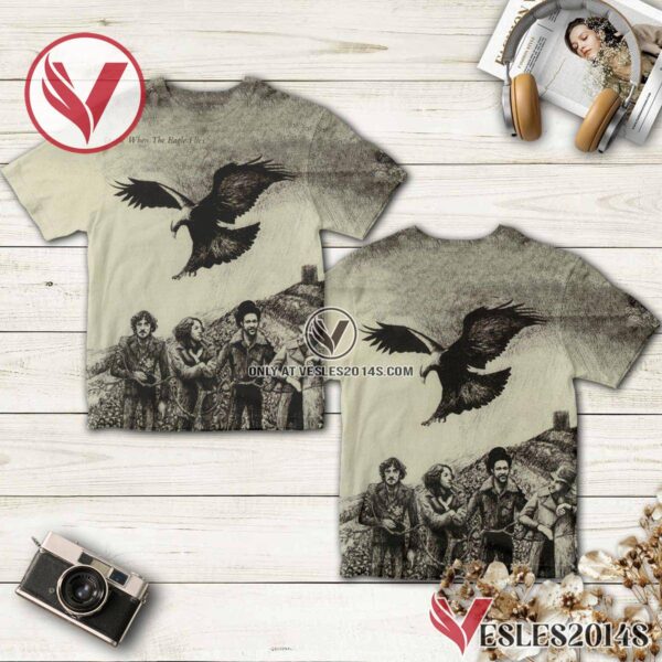 Traffic When The Eagle Flies Album Cover Shirt, Unique Gifts For Music Lovers - Vesles2014S
