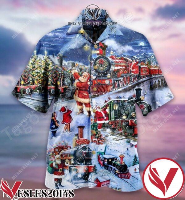 Train To Christmas Special Hawaiian Shirt, Unique Gifts For Friends - Vesles2014S 1