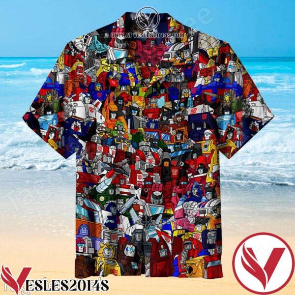 Transformers Hawaiian Shirt, Unique Gifts For Friends - Vesles2014S 1