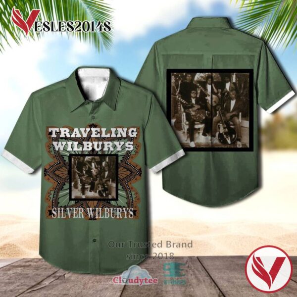 Traveling Wilburys Band Silver Wilburys Album Hawaiian Shirt, Best Gift For Music Lovers Vesles2014S