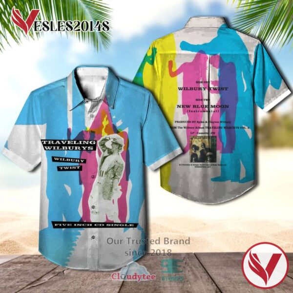 Traveling Wilburys Band Wilbury Twist Album Hawaiian Shirt, Best Gift For Music Lovers Vesles2014S