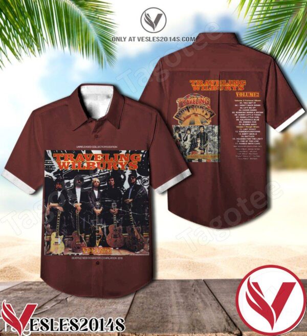 Traveling Wilburys Volume 2 Unreleased Collector’s Edition Hawaiian Shirt, Unique Gifts For Friends - Vesles2014S 1