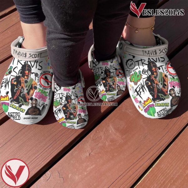 Travis Scott Music Crocs Crocband Clogs Shoes, Unique Gifts For Fans Style 1 - Vesles2014S 2