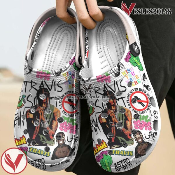 Travis Scott Music Crocs Crocband Clogs Shoes, Unique Gifts For Fans Style 1 - Vesles2014S 4