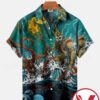 Treacherous Waters Day Of The Dead Art Halloween Hawaiian Shirt, Unique Gifts For Friends - Vesles2014S 1