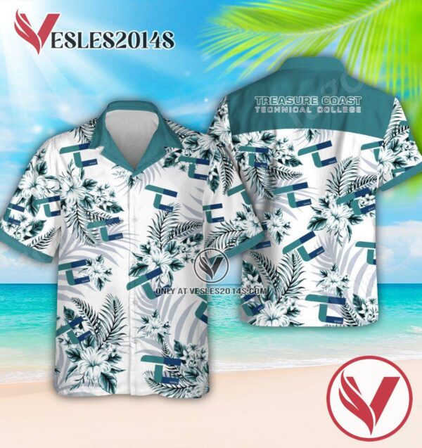 Treasure Coast Technical College Logo Hawaiian Suit, Perfect Gifts Idea In Holiday - Vesles2014S