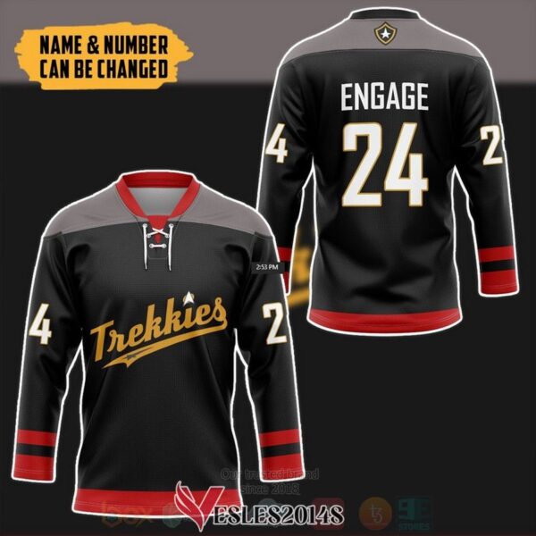 Trekkies Personalized Hockey Jersey, Trending Gifts For Fans - Vesles2014s 2