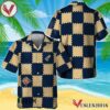 Trendy Gingham Miller Lite Hawaiian Shirt, Best Summer Gifts For Fans - Vesles2014S