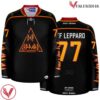Triangle Black Def Leppard Collectors Edition Hockey Team Jersey - Vesles2014S