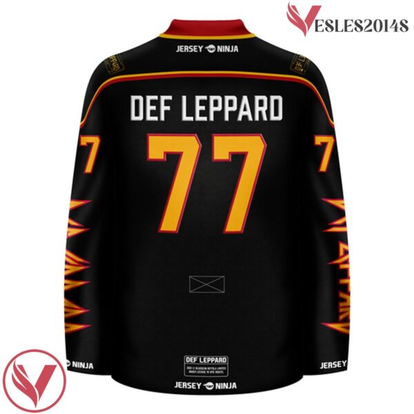 Triangle Black Def Leppard Collectors Edition Hockey Team Jersey - Vesles2014S 3