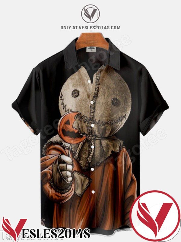 Trick ‘r Treat Sam Halloween Hawaiian Shirt, Unique Gifts For Friends - Vesles2014S 1