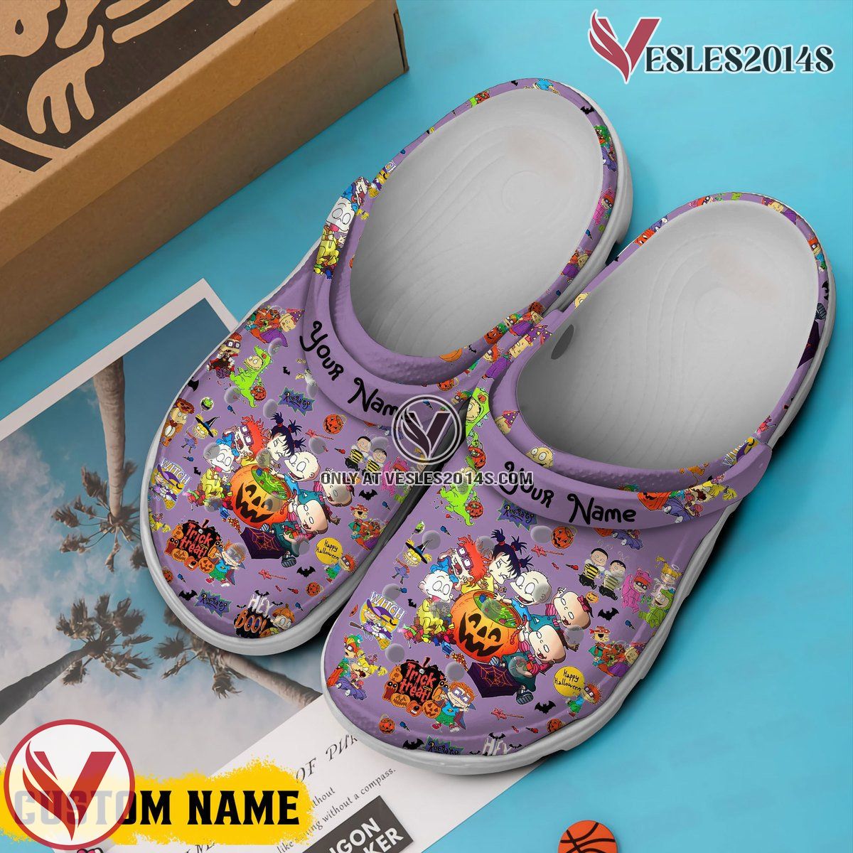 Trick Or Treat Halloween Game Crocs Crocband Clogs Shoes Comfortable For Men Women and Kids Style 1, Unique Gift From Vesles2014S 3