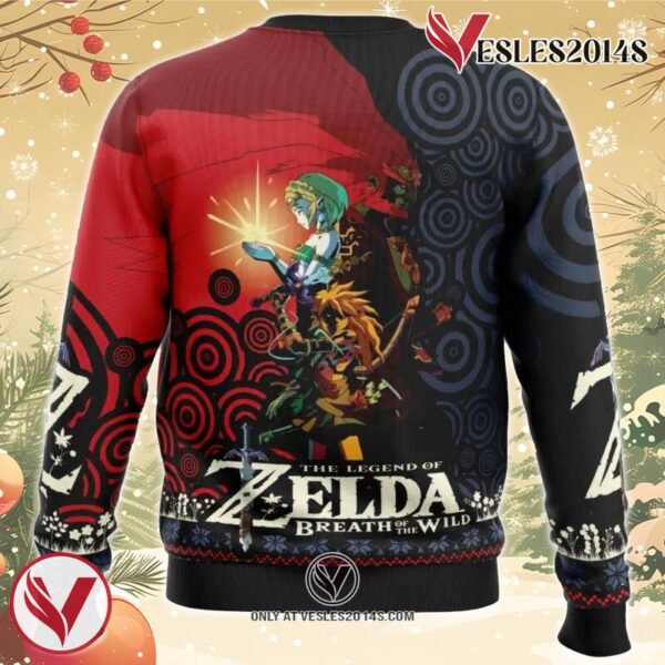 Triforce Zelda Ugly Christmas Sweater, Unique Christmas Gift For Fans - Vesles2014S 1